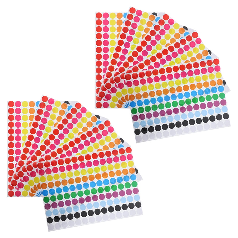 PARLAIM 1500pcs 1/2 Inch Color Coding Dot Stickers - Round Labels For Office, Classroom, Organizing - View #9