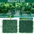 thumbnail image 3 of GOTGELIF® 12 PCS 10"x10" Artificial Boxwood Panels, Boxwood Hedge Wall Panels, Artificial Grass Backdrop Wall 2", Privacy Hedge Screen UV Protected for Outdoor Indoor Garden Fence Backyard, 3 of 13