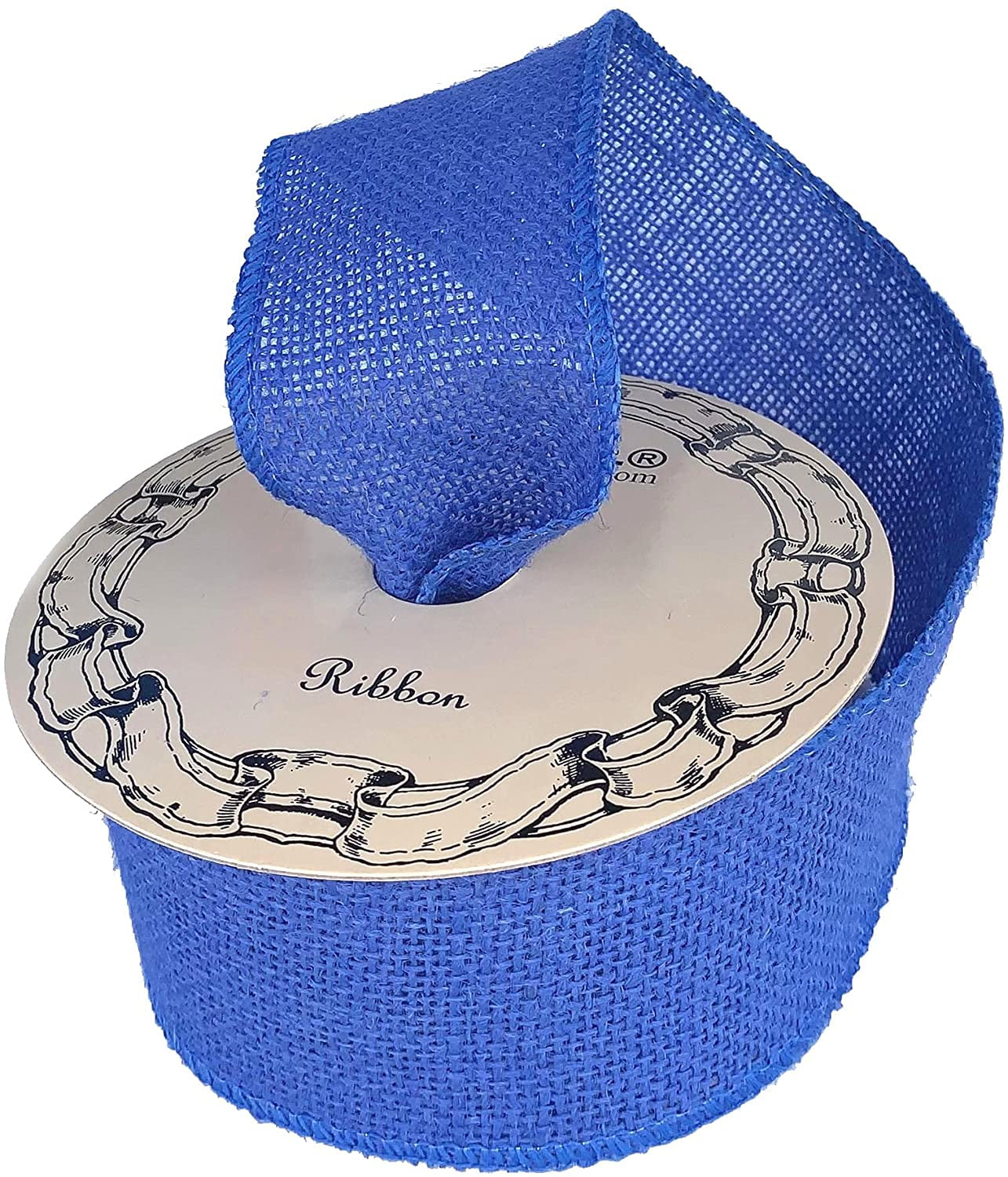 Navy Blue And White Plaid Wired Ribbon - 2.5 Inch X 10 Yards, Checkered Ribbon For Decor & Crafts