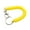 Yellow, variant on Elastic Keychain with Flexible Coil Design Colorful Keyring Key Pendant Suitable for Safe and Portable Key Management