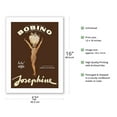thumbnail image 2 of Josephine Baker - African American Entertainer - Bobino Music Hall France - Vintage Theater Poster by Guy Ventouillac c.1975 - Bamboo Fine Art 290gsm Paper (Unframed) 12x16in, 2 of 4