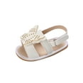 thumbnail image 4 of hirigin Baby Girls Summer Butterfly Sandals Non-slip Soft Sole Toddler Princess Open-toed Flat Shoes, 4 of 9