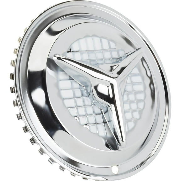 Tri-Bar Spinner Style 14 Inch Wheel Cover, Sold Individually