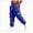 A52-Blue, variant on Cotton Linen Pants Men, Summer Beach Pants Loose Fit with Elastic Waist Drawstring Wine XXXL