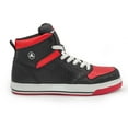thumbnail image 2 of AIRWALK SAFETY Men's Arena Mid Composite Toe EH Work Shoe Black/Red - AW6451, 2 of 6