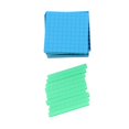 thumbnail image 3 of Ensemble de blocs de base dix pour la classe des enfants, outils d'apprentissage interactifs et pratiques en mathématiques, 3 of 4