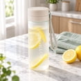 thumbnail image 2 of MOPOOR Small High-Temperature Wide Mouth Drink Bottle,Portable Water Bottle with Lanyard Plastic Reusable Drinking Cup Leakproof Travel Water Bottle for Gym Office Home Travel Outdoor Sports, 2 of 7