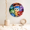 thumbnail image 2 of Lsque inside out 2 Pattern Ceramic Decorative Plate Decorative Plates with Display Stand Personalized Porcelain Plate Ceramic Ornaments for Wall Hanging Decoration-6in, 2 of 6