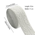 thumbnail image 2 of 10M Adhesive Foam Wall Molding Waterproof Decorative Border For Ceilings Baseboards TV Backdrops And Furniture Edges, 2 of 8