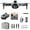 Black, variant on Black Foldable Drone With Dual 1080P Camera, Optical Flow, Obstacle Avoidance, Wifi Transmission, Altitude Hold For Adults And Kids, 9.45X9.45X2.75In, 0.75Lb
