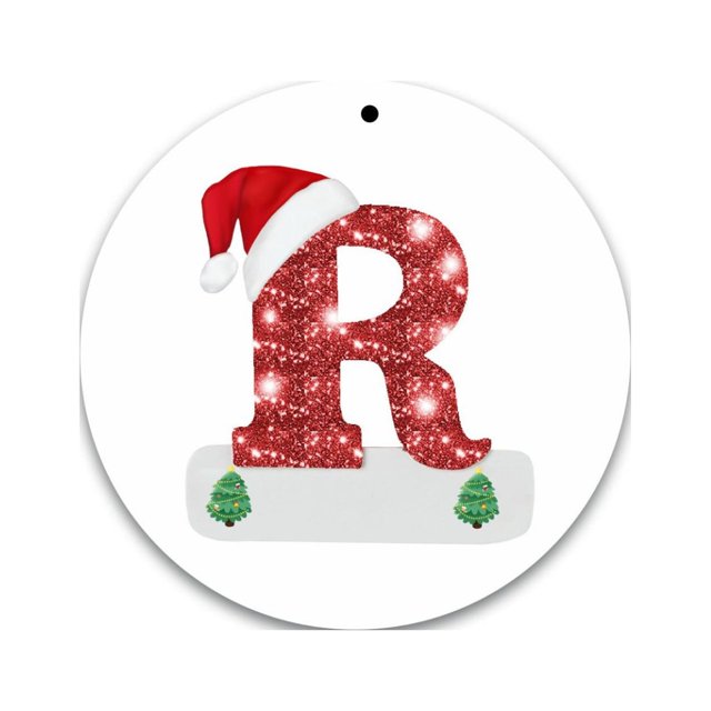 Clearance! Christmas Alphabet Decorations Personalized for Gift Christmas Tree Hanging Ornament DIY Decorations