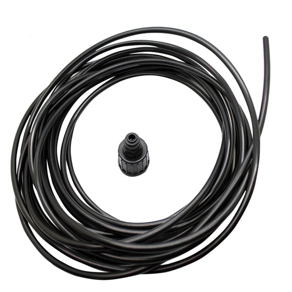 facefd 1/4 inch Blank Distribution Tubing Drip Irrigation Hose Garden Tubing Drip Irrigation Hose Watering Tube Line 10 Meters