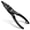 black, variant on WORKPRO 4.5" Long Nose Slip Joint Pliers, Heat-Treated Alloy Steel Pliers with Two-Position Adjustment, Cross-Serrated Grip, Anti-Rust Finish for Tight Spaces & Versatile Use
