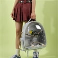 thumbnail image 4 of Panoramic Bird Carrier Backpack, Breathable Travel Cage with Perch for Cockatiels, Conures & Parakeets, 4 of 9