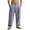 Gray, variant on LEKWK Pleated Pants for Men Casual Elastic Waist Straight Leg Trousers Lightweight Breathable Loose Fit Slacks for Smart Office Work Golf Beach Vacation Everyday Wear Gray L