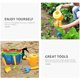 thumbnail image 3 of Juego de juguetes de playa para niños, cubo de playa, regadera, pala, rastrillo, guantes de jardinería, Kit de herramientas para exteriores con bolsa de transporte para niños y niños, 3 of 5