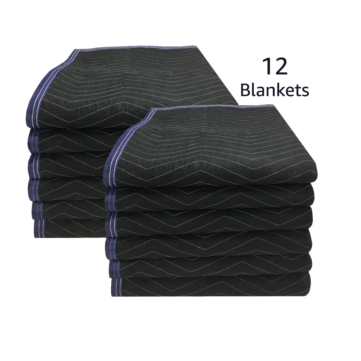 uBoxes Moving Blankets (12 PK) 72" x 80" Performance Quality 55#