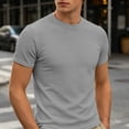 thumbnail image 6 of JOANKDMI Waffle Knit T-Shirts for Men Short Sleeve Casual Crew Neck Tops Lightweight Breathable Textured Basic Tees Everyday Comfort Fit Summer Activewear, M-5XL, 6 of 9