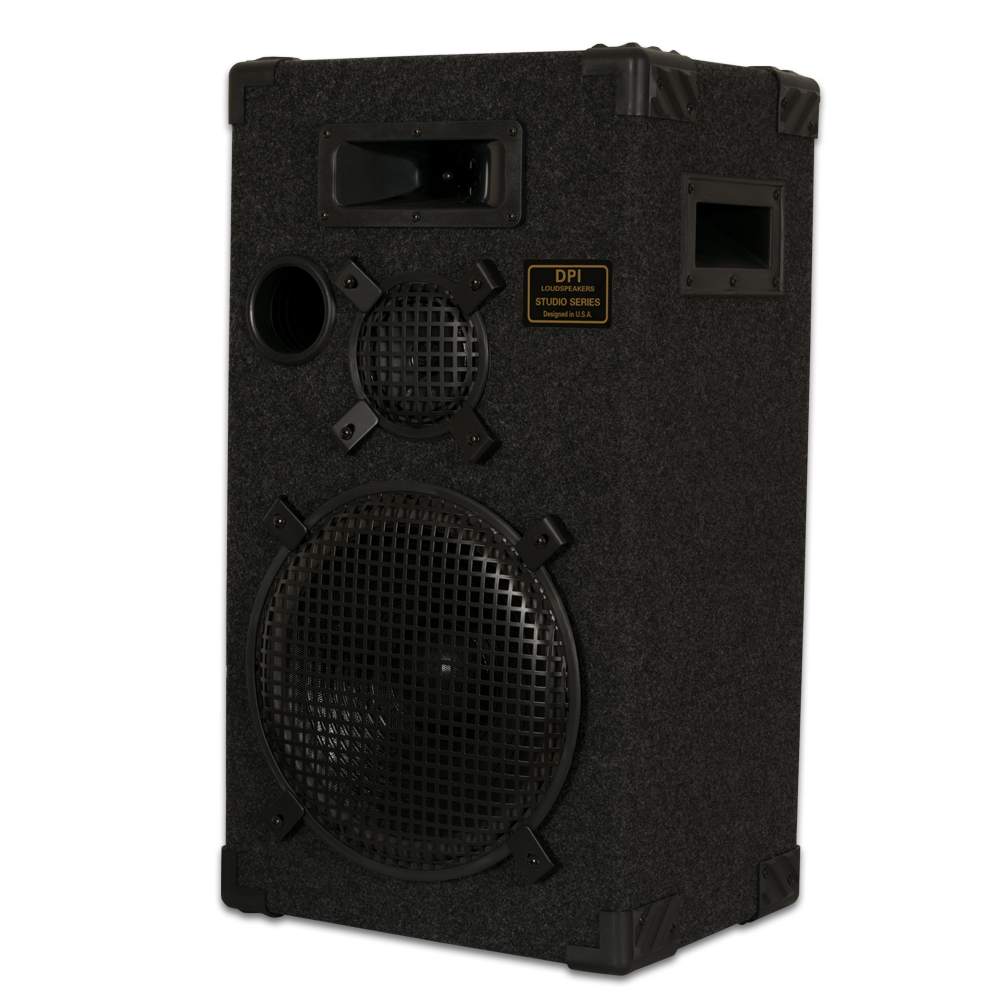 GOLDWOOD DPI-1200C/8 Passive 12" Speaker 3-Way PA DJ Karaoke Home Audio - image 2 of 3