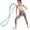 Blue 25LB, variant on Figure 8 Resistance Band, 8-Shaped Silicone Resistance Band with Massage Grip, Flex Sculpt Exercise Band for Strength Training & Fitness