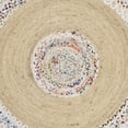 thumbnail image 5 of SAFAVIEH Cape Cod Keeleigh Braided Area Rug, 4' x 4' Round, Ivory/Light Beige, 5 of 5