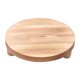 thumbnail image 1 of Soporte de madera para macetas de interior, para postres, estilo rústico, para cocina, pedestal de madera marrón claro, 1 of 9