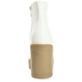 thumbnail image 3 of Journee Womens Riplee Almond Toe Platform Ankle Booties, 3 of 8