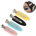 thumbnail image 4 of Juego de pinzas para el pelo, 4 piezas, para mujer y hombre, diseño de hojas, plástico, 6 cm, 4 of 5