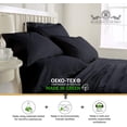 thumbnail image 2 of Bluemoon Homes luxurious 1000 Thread Count Italian FInish 100% Egyptian Cotton 4-Piece Bed Sheet Set, Fits Mattress Up To 18 inches Deep Pocket, Solid Pattern (Color - Elephant Grey, Size - Full)., 2 of 5