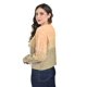 thumbnail image 3 of Suéter de punto trenzado Roman Fashion /Juvenil, 9668 (Durazno) salmon G, 3 of 5