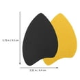thumbnail image 2 of Recardis 4pairs Non-Skid Shoes Pads Grip Sole Stick Protectors Shoes Supplies Black, 2 of 8