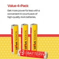 thumbnail image 4 of School Smart Alkaline Batteries, AAA, Pack of 4, 4 of 8