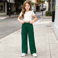thumbnail image 6 of Busydd Girls Cargo Sweatpants 5-15 Years Solid Color Multi Pocket Casual Pants Comfy Solid Color Elastic Waist Teen Girls Athletic Pants 9-10 Years, 6 of 10