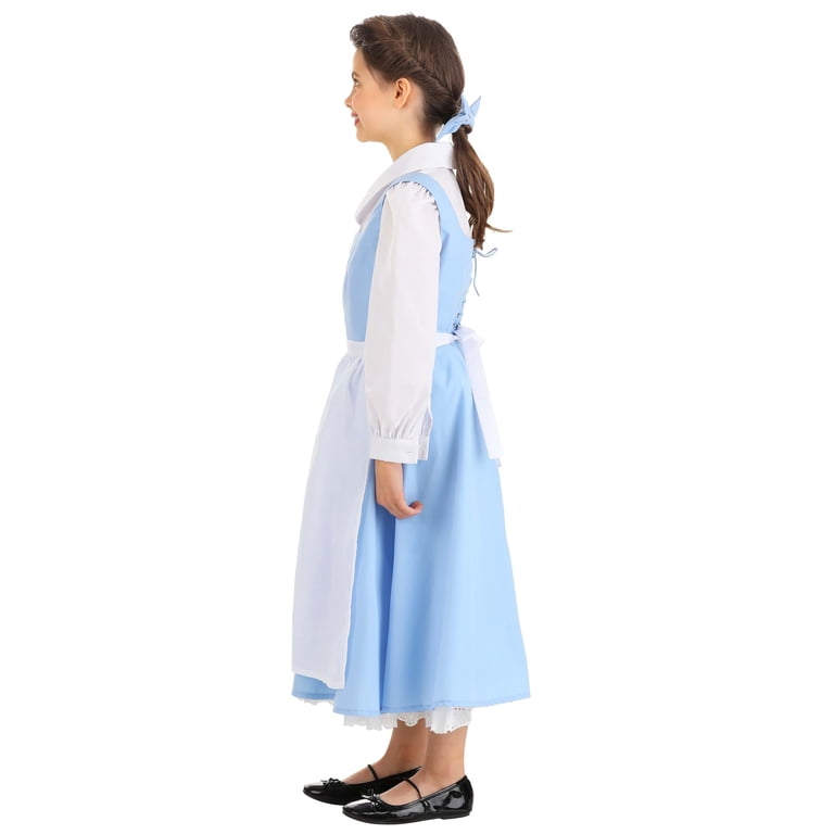 beauty and the beast blue dress belle Disney Beauty & the Beast x Unique Vintage Blue Belle Midi Dress main image 1