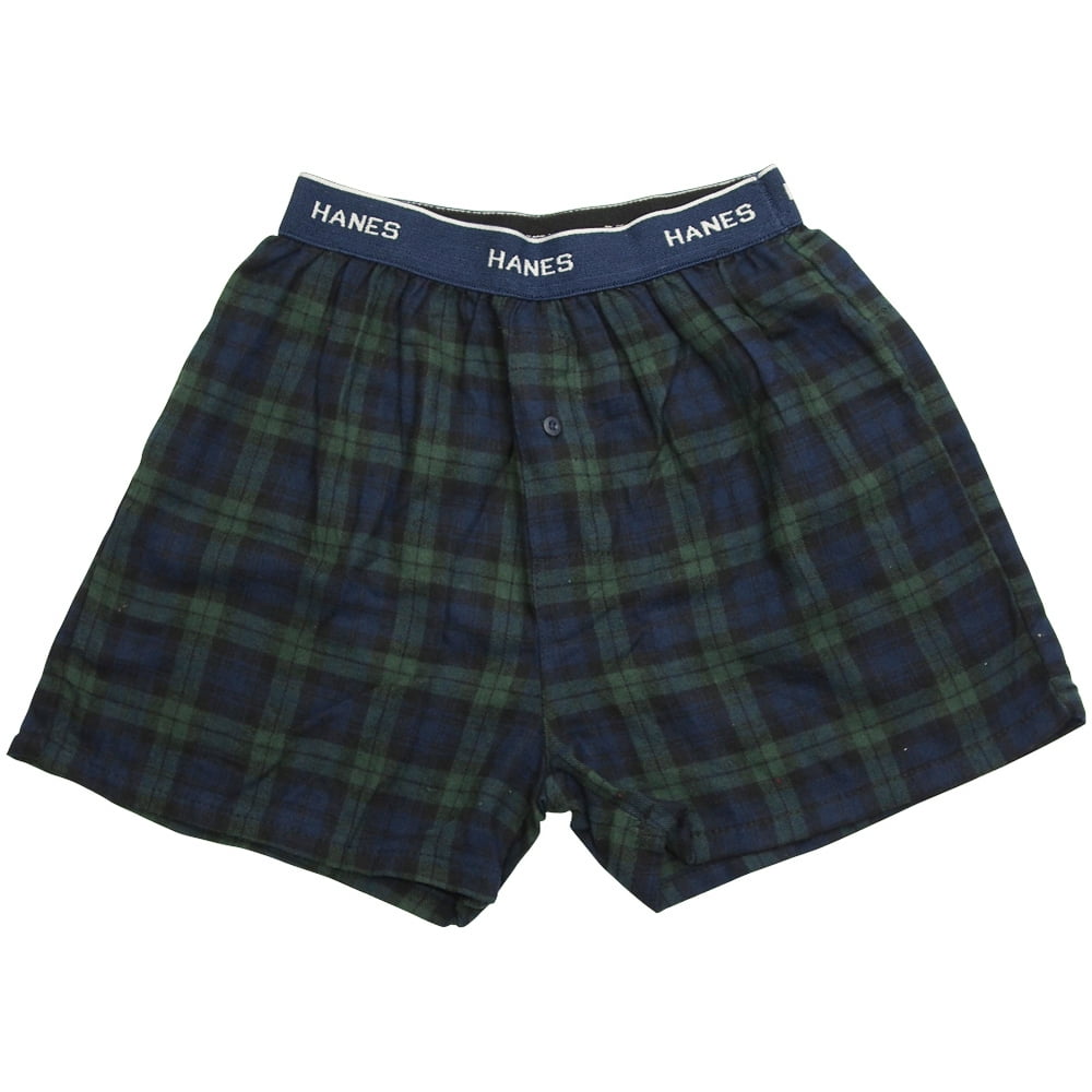 Hanes - Hanes Men's Flannel for Men Boxer Shorts for Lounging and ...