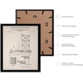 thumbnail image 2 of Hieng 3Piece Bridge Blueprint Poster Bridge Construction Patent Print Architecture Art Pathway Art Roadway Art Architect Art Living Room or Office Decor UNFRAMED Wall Art, 2 of 6