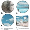 thumbnail image 3 of Designart "Dreams Path Beach Seascape I" Nautical & Beach Canvas Wall Art, 3 of 5