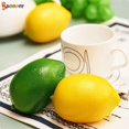 thumbnail image 2 of Spencer 12 PCS Artificial Lemons and Limes Fake Fruit Lifelike Simulation Lemons for Home House Kitchen Party Decoration - 3.8" X 2.5" (Green&Yellow), 2 of 8