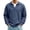 Navy, variant on Long Sleeve Tops for Men Fashion Turndown Collar Solid Color Casual Top Loose Soft Comfort Athletic Tee Shirts