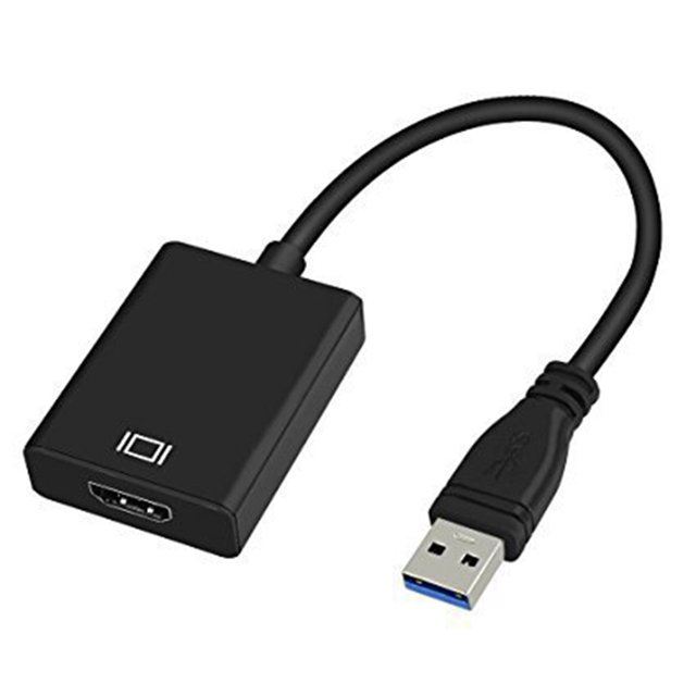 Convertidor USB 3.0 A Compatible Con HDTV Proyector PC 1080P Adaptador Video