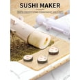thumbnail image 2 of Sushi Mold, Sushi Maker, Sushi Roll Bazooka, DIY Sushi Bazooka Kit, Sushi Kit for Beginners, Sushi Roller Machine, Sushi Tool, Vegetable Machine Kitchen Accessories Rolling Tool, 2 of 5