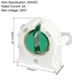 thumbnail image 2 of Uxcell T8 Lamp Holder Socket Non-Shunted Light Holder 30x27x16mm for LED Fluorescent Tube, Pack of 12, 2 of 5