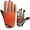 Orange, variant on FINGER TEN Cycling Gloves Kids Boys Girls Youth Full Finger Pair Dirt Bike Riding, Children Toddler Touch Screen Mountain Road Bicycle Warm Cold Weather Gel Padded, Color Blue Orange