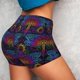 thumbnail image 4 of Fotbe Indian Mandalas Dragonfly Shorts Sin Costuras – Shorts Deportivos de Cintura Alta para Mujer, Elásticos para Gimnasio, Yoga, Running o Ciclismo-Medium, 4 of 8