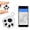 Black, variant on GPS Tracker for Dogs Bluetooth 5.0 - Mini Anti Lost Pet Locator Device Cat Paw Shape Tracker for Collar Keys Luggage Wallet