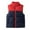 Navy, variant on QQAMB Little Girls Boys Down Vest Puffer Solid Color Sleeveless Outfit Winter Outwear Coat