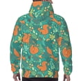 thumbnail image 7 of Lsque Fall Forest Squirrel Pattern Casual Men's Hoodie,Hooded Sweatshirt with Kangaroo Pocket,Pullover Hoodie-Small, 7 of 7