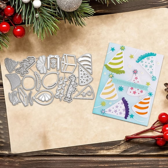Metal Christmas Decoration Die Cut New Year Lantern Die Cut Embossed Stencil For Scrapbooking DIY Album Paper Card Art Decoration