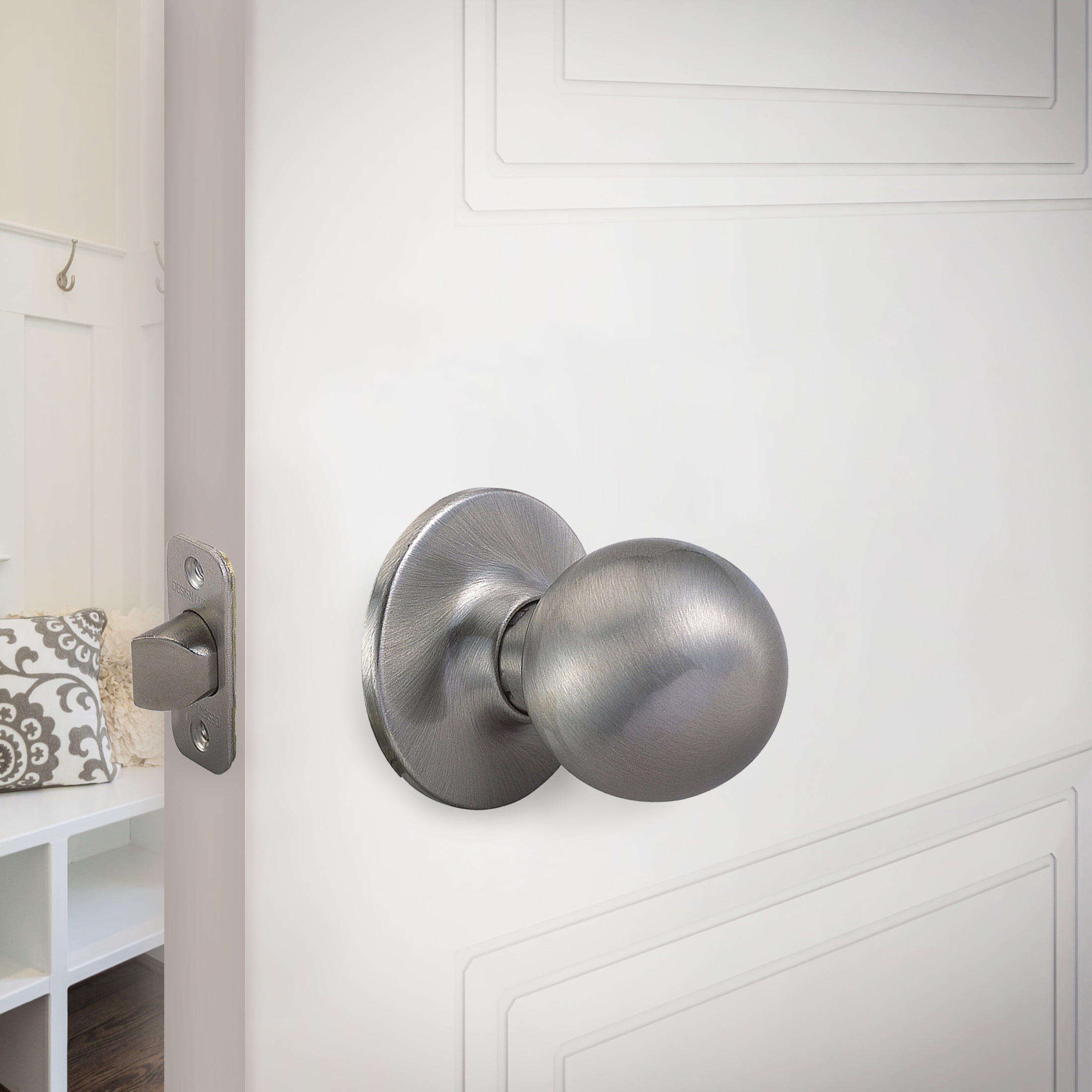Design House Ball Passage 2-Way Latch Hall and Closet Door Knob
