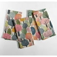 thumbnail image 2 of Vargottam Designer Cotton Canvas Napkins - Set of 12, 20-Inch, Orange Tree Pattern, Durable & Absorbent Cloth Napkins for Dining, Parties, and Home Decor - Machine Washable, 2 of 7